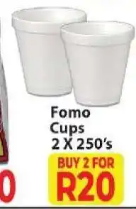 Supa Store Fomo Cups offer