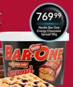 Super Save Nestle Bar One Energy Chocolate Spread offer