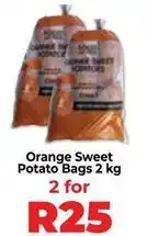 Bokomo - orange sweet potato bags