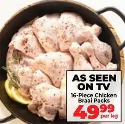 16-piece chicken braai packs