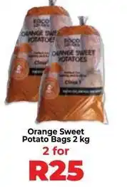 Food Lover's Market Orange sweet potato bags offer