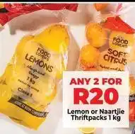 Food Lover's Market Sharp - lemon or naartjie thriftspacks offer