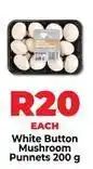 Food Lover's Market White button mushroom punnet offer