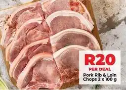 Food Lover's Market Pork rib & loin chops offer