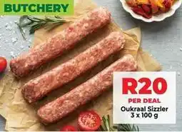 Food Lover's Market Oukraal sizzler offer