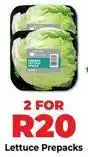 Food Lover's Market Lettuce prepacks offer