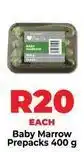 Food Lover's Market Baby marrow prepacks offer