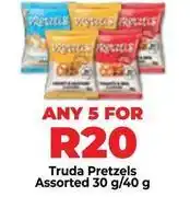 Food Lover's Market Truda pretzels offer