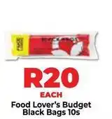 Food Lover's Market Food lover's budget black bags 10s offer