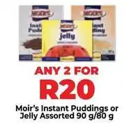 Food Lover's Market Moir's - instant puddings or jelly offer