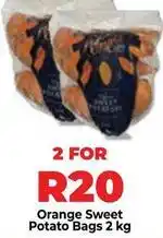 Food Lover's Market Orange sweet potato bags offer