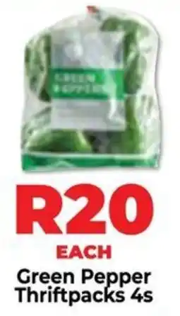 Food Lover's Market Green Pepper Thriftpacks offer