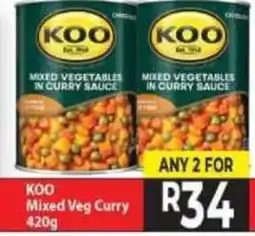 Supa Store KOO Mixed Veg Curry offer