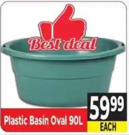 Supa Store Plastic Basin Oval offer