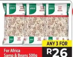 Supa Store For Africa Samp & Beans offer
