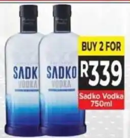 Supa Store Sadko Vodka offer
