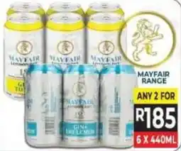 Supa Store Mayfair Gin Dry Lemon offer