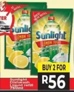Supa Store Sunlight Dishwash Liquid Refill offer