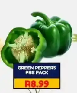 Saverite GREEN PEPPERS PRE PACK offer