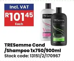 Africa Cash and Carry TRESemme Cond/Shampoo offer