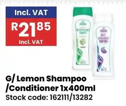 Africa Cash and Carry G/ Lemon Shampoo /Conditioner offer