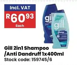 Africa Cash and Carry Gill 2in1 Shampoo /Anti Dandruff offer