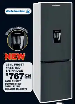 Lewis Kelvinator Frost Free W/D S/S Fridge offer