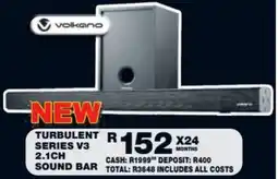 Lewis Volkano Turbulent Series V3 2.1CH Sound Bar offer