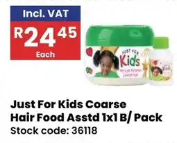 Africa Cash and Carry Just For Kids Coarse Hair Food offer