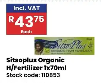 Africa Cash and Carry Sitsopplus Organic H/Fertilizer offer