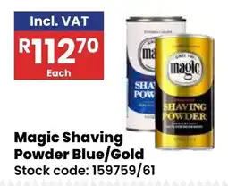 Africa Cash and Carry Magic Shaving Powder Blue/Gold offer