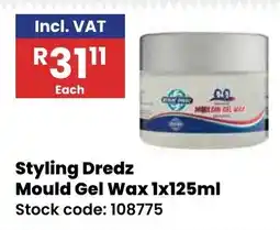 Africa Cash and Carry Styling Dredz Mould Gel Wax offer