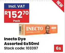 Africa Cash and Carry Inecto Dye Assorted offer