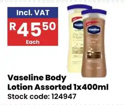 Africa Cash and Carry Vaseline Body Lotion Assorted offer