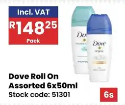 Africa Cash and Carry Dove Roll On Assorted offer