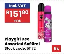 Africa Cash and Carry Playgirl Deo Assorted offer