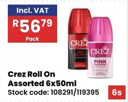 Africa Cash and Carry Crez Roll On Assorted offer