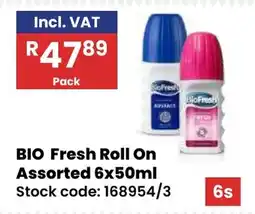 Africa Cash and Carry BIO Fresh Roll On Assorted offer
