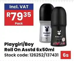 Africa Cash and Carry Playboy Playgirl/Boy Roll On Asstd offer