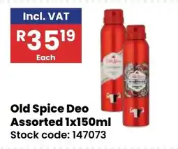 Africa Cash and Carry Old Spice Deo Assorted offer