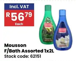 Africa Cash and Carry Mousson F/Bath Assorted offer
