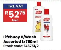 Africa Cash and Carry Lifebuoy B/Wash Assorted offer