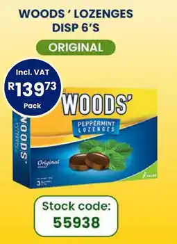 Africa Cash and Carry Woods' Peppermint Lozenges Original offer