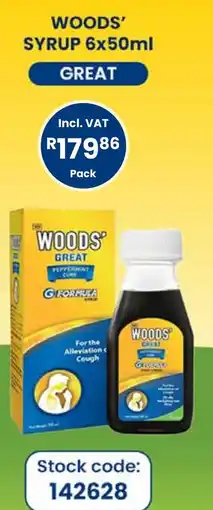 Africa Cash and Carry WOODS' GREAT SYRUP offer