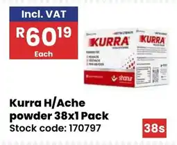 Africa Cash and Carry Kurra H/Ache powder offer