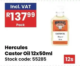 Africa Cash and Carry Hercules Castor Oil offer