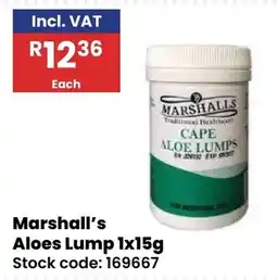 Africa Cash and Carry Marshall's Aloe Lumps offer