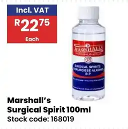 Africa Cash and Carry Marshall's Surgical Spirit offer