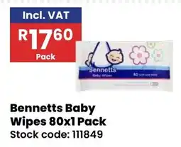 Africa Cash and Carry Bennetts Baby Wipes offer