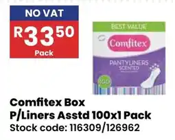 Africa Cash and Carry Comfitex Box P/Liners Asstd offer